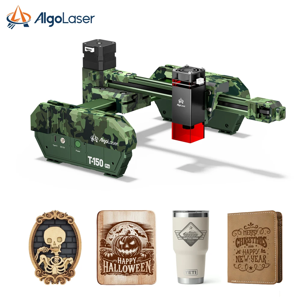 AlgoLaser Lasergraveerder 10W Uitgang 40X85CM Hogere Nauwkeurigheid Diode CNC Laser Cutter DIY Printer Hout Router Lightburn APP WIFI