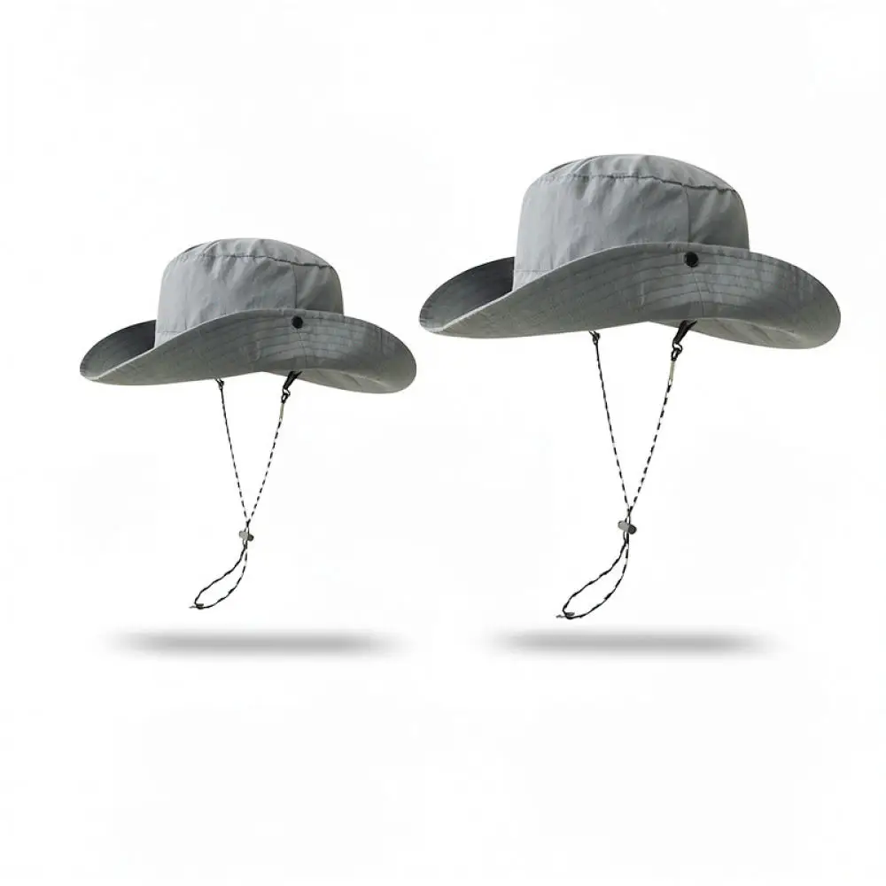 Travel Bucket Hat Outdoor Sun Protection Cap Quick Dry Waterproof Breathable Hiking Fishing Accessories Foldable Wide Brim Hat