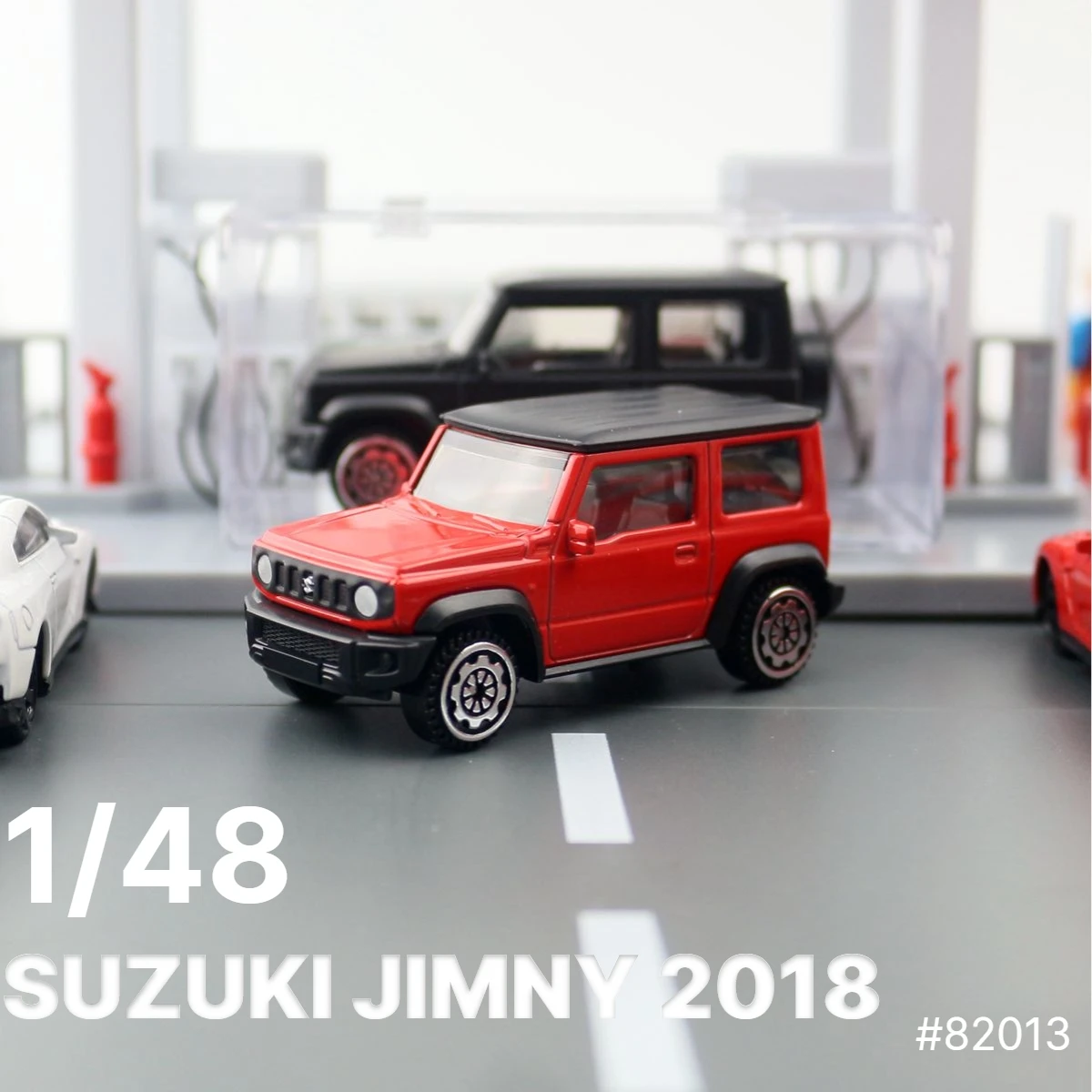 1/48 SUZUKI Jimny 2018 Toy Car 1:64 SUV Off Road Vehicle Miniature Model Free Wheels Diecast Metal Collection Gift For Kids Boy