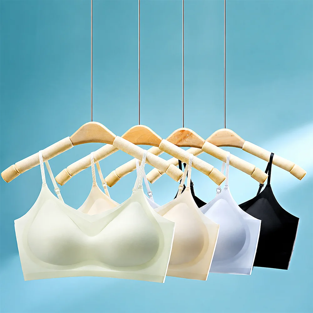 Wirefree Bra Comfort - 여성용 아이스 실크 소재의 와이어리스 브라,
