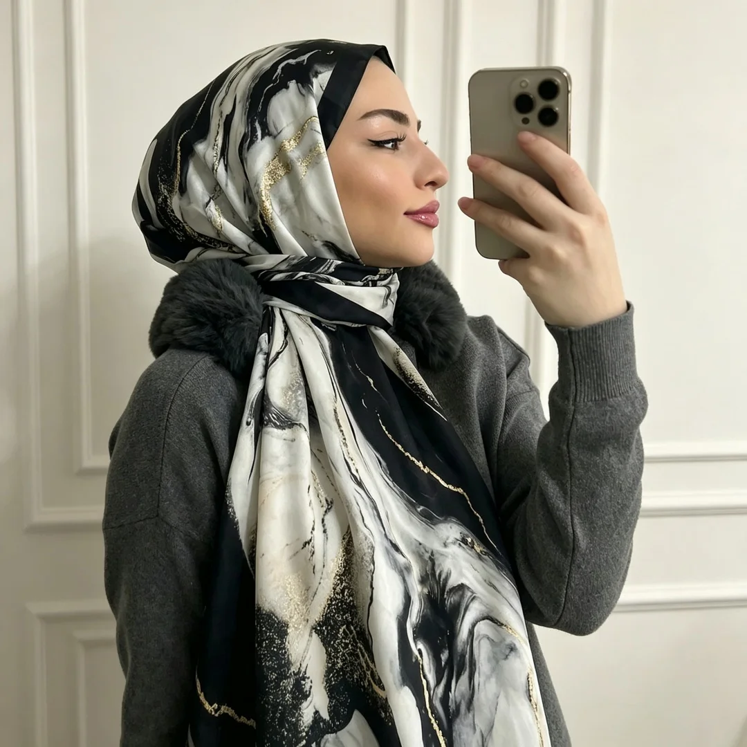 スカーフヒジャブパシュミナスカーフ女性ハンカチヘッドスカーフファッション防風高級ターバンショールネッカチーフソフトヘッドラップ