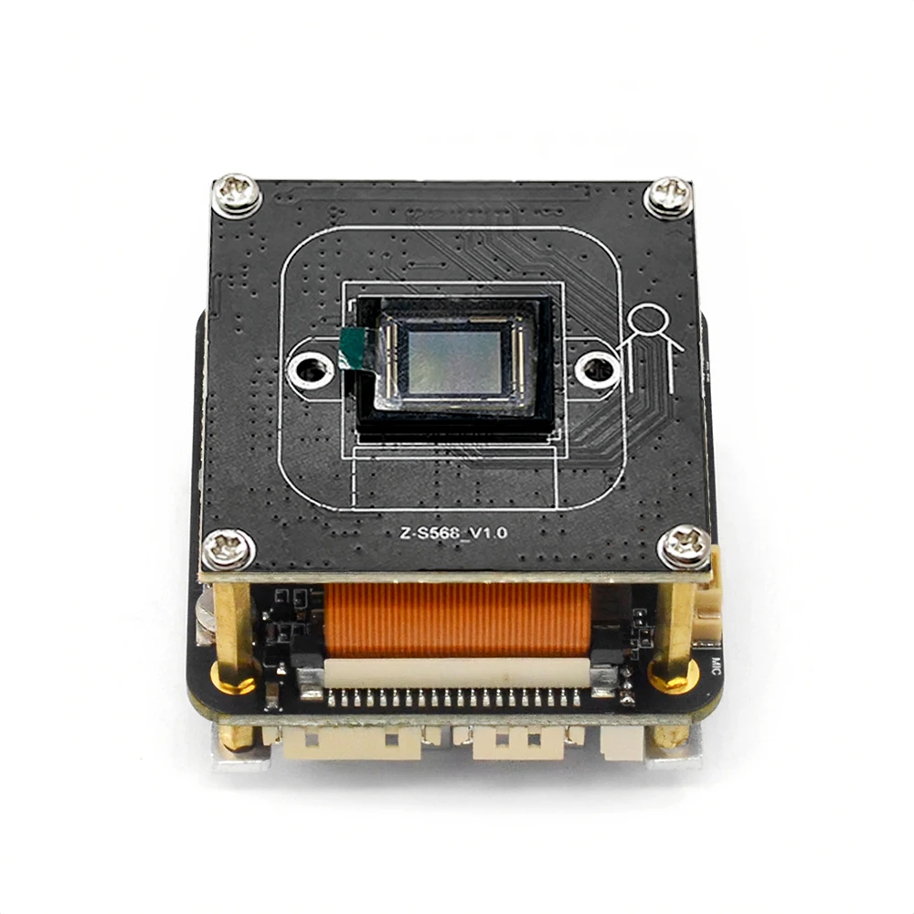 New5MP 60FPS Global Shutter CMOS Camera Module IMX568 Image Sensor Board Hisilicon DV500 AI Chips 3.6-11mm Motorized Zoom Lens