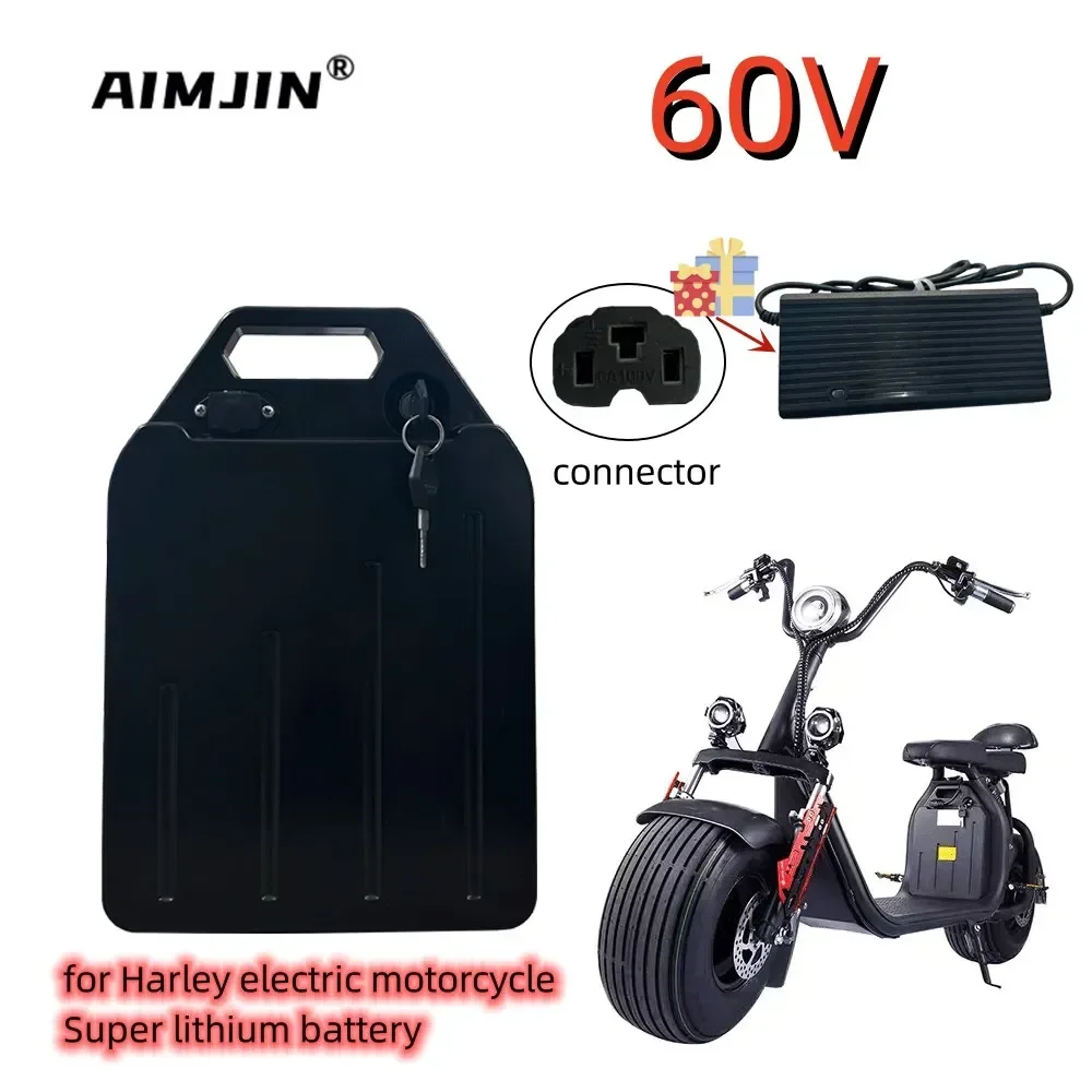 

New 60V 20Ah 15Ah 10Ah Battery Pack of For Harley electric scooter for 350W-2000W Electric Scooter duty free