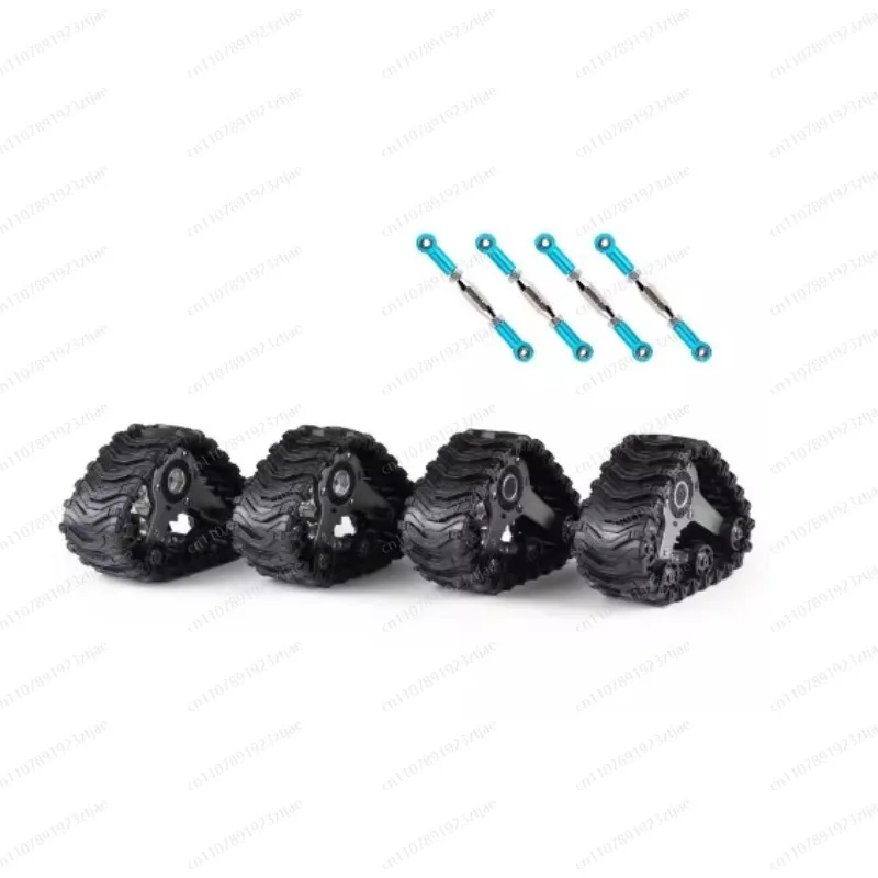 4 Pcs Metal Track Wheel Set for 1/10 RC Crawler Car, Upgrade Parts DIY Replacement