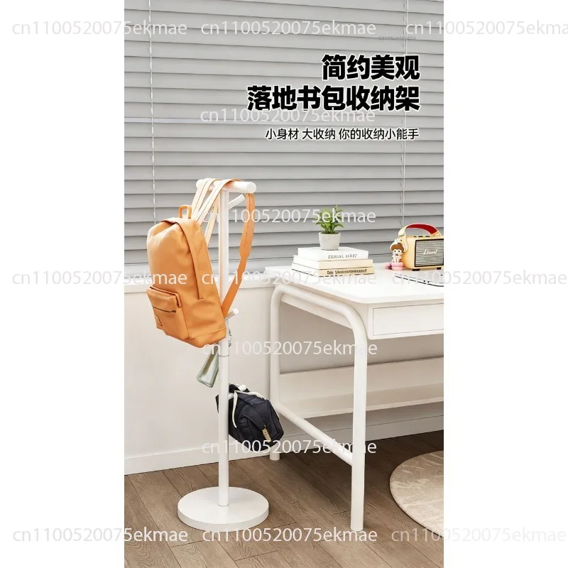 Household hanger, bedroom floor-to-ceiling vertical hook, coat rack, simple bag rack for home entry, clothes rack
