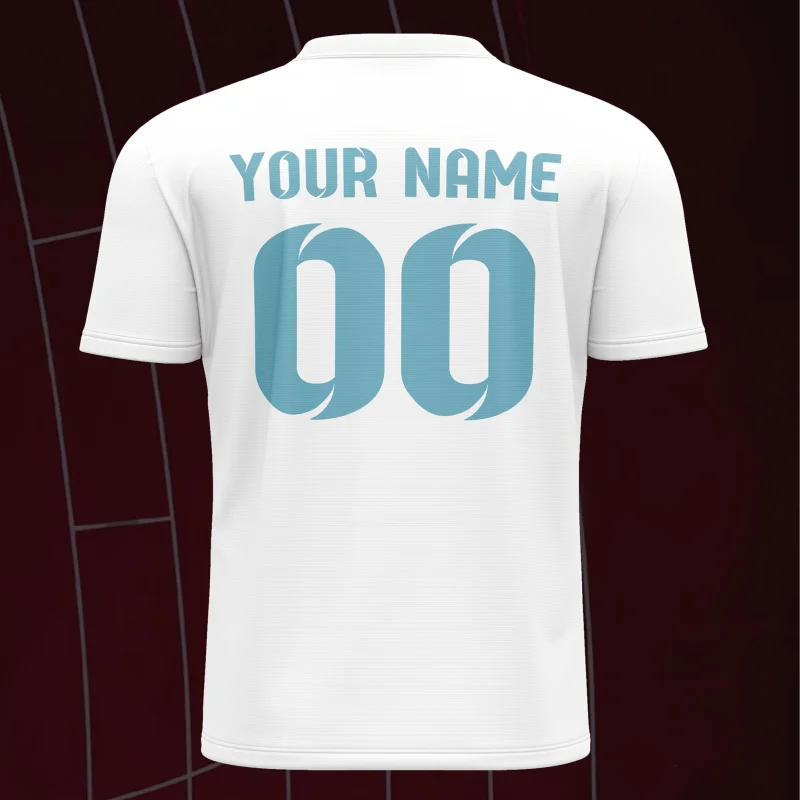 ملابس رياضية مخصصة لكرة القدم تي شيرت برقبة على شكل V للبالغين والمراهقين قمصان تدريب الفريق المخصصة ومجموعات النادي المطابقة للعائلة