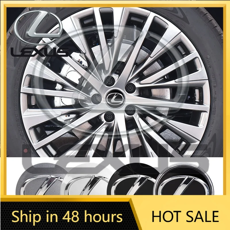 

Emblems 4Pcs 62mm Wheel Hub Center Caps For Lexus Badge Cover Hubcaps For NX200T ES200 ES350 IS300 RX240 GS450h LS500h Car Acces