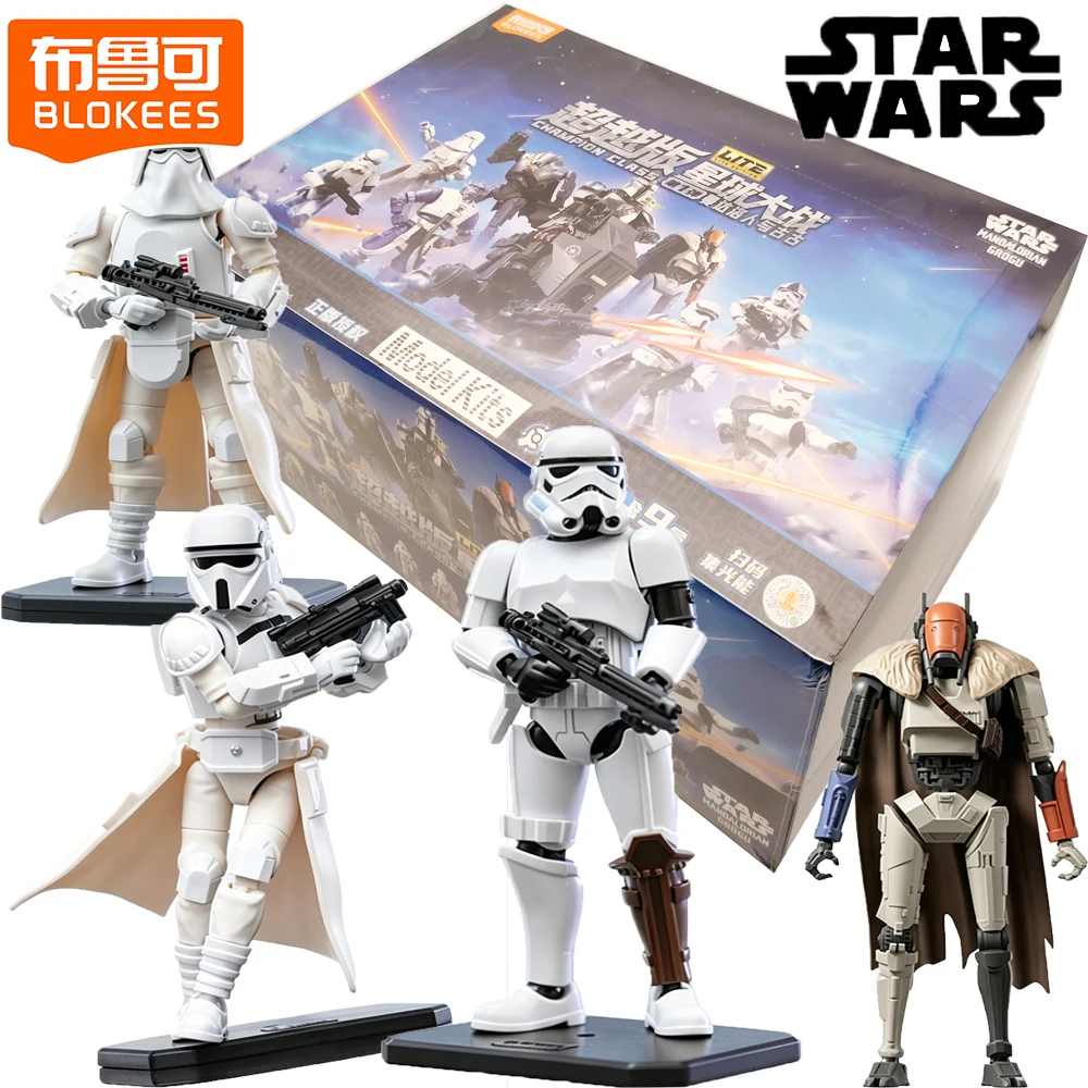 Nouvelle boîte mystère officielle Blokees Star Wars Champion Class, figurines d'anime au design artisanal unique, jouets exquis, modèles pour garçons et filles, cadeaux