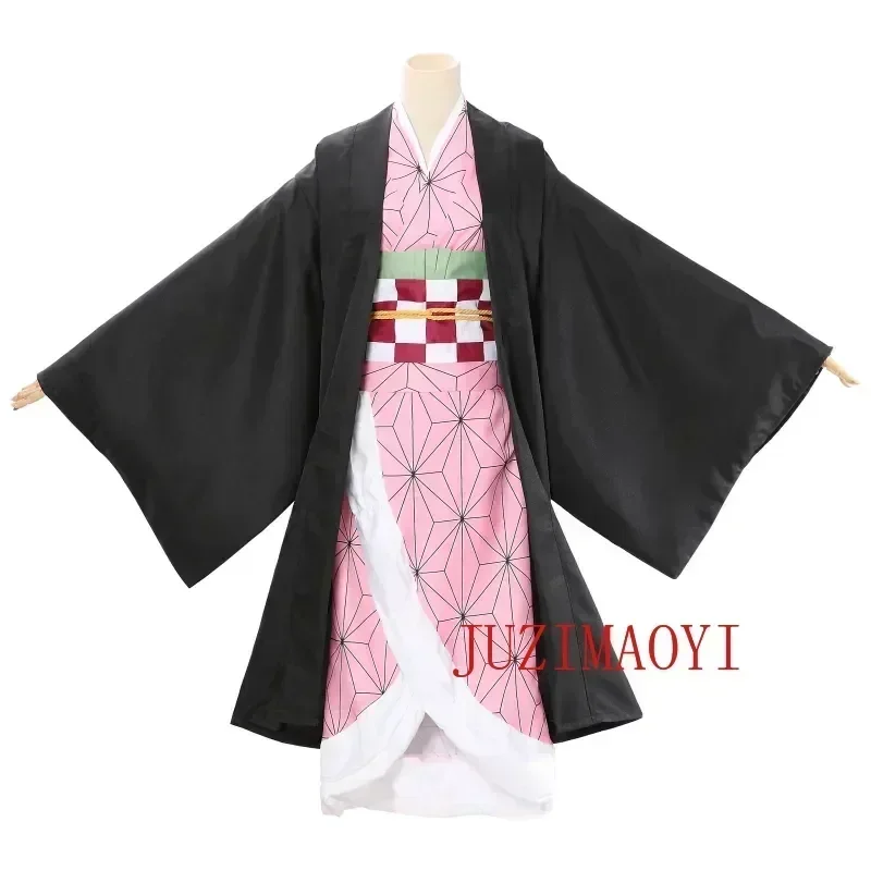 Demon Slayer Cosplay Tanjiro Nezuko Cosplay  Shinobu Costume Japanese Anime Cartoon Halloween Costume Christmas Gifts