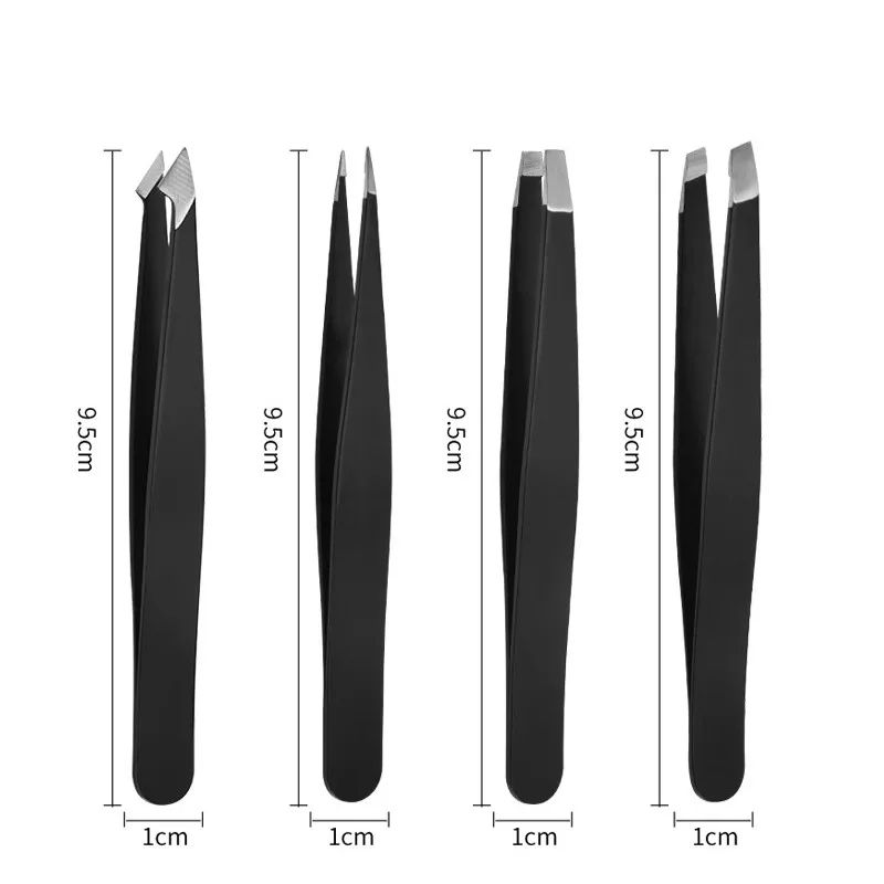 Anti-static Stainless Steel Tweezers Maintenance Tools Industrial Precision Straight Tweezers Repair Tool For Eyebrow DIY