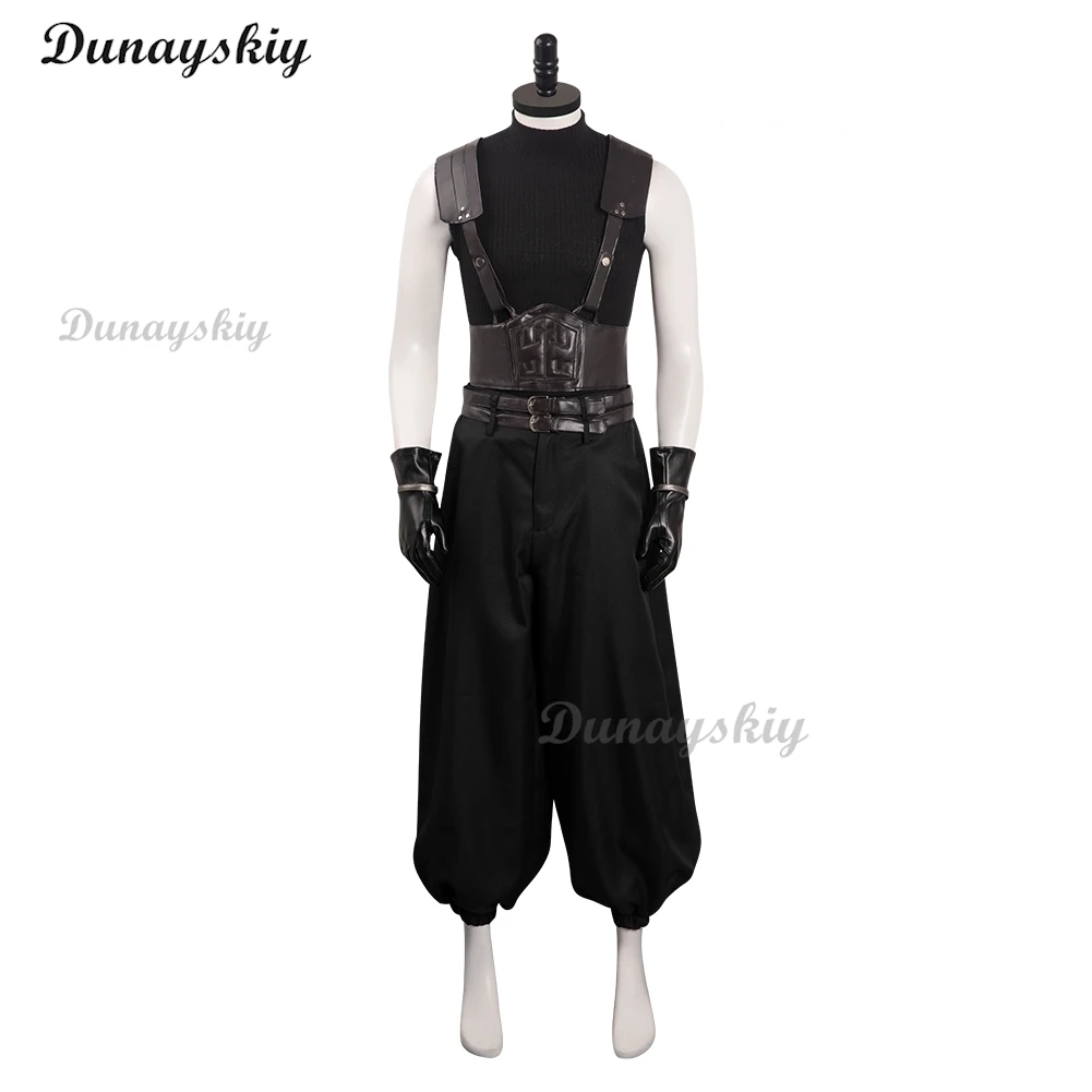 Game Final Fantasy VII Rebirth Zack Fair Cosplay Costume Wig Accessory Suit Shoes Halloween Carnival Outfit