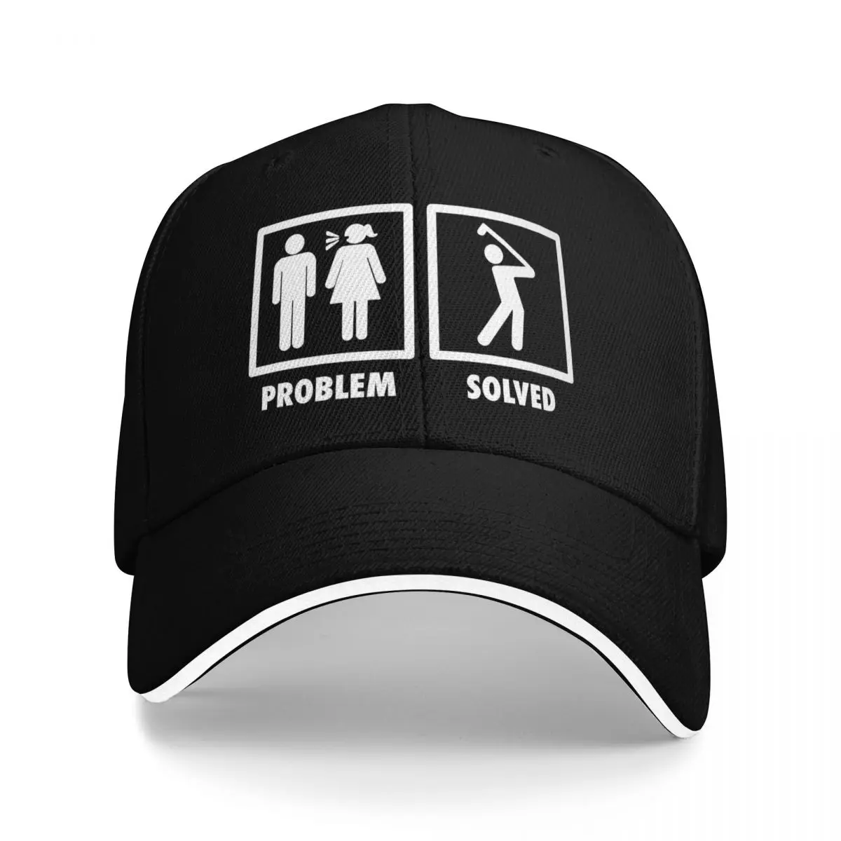 Casquette de Baseball blanche drôle pour golfeur, cadeau de luxe pour femme, Anime, livraison directe, pour garçon et femme