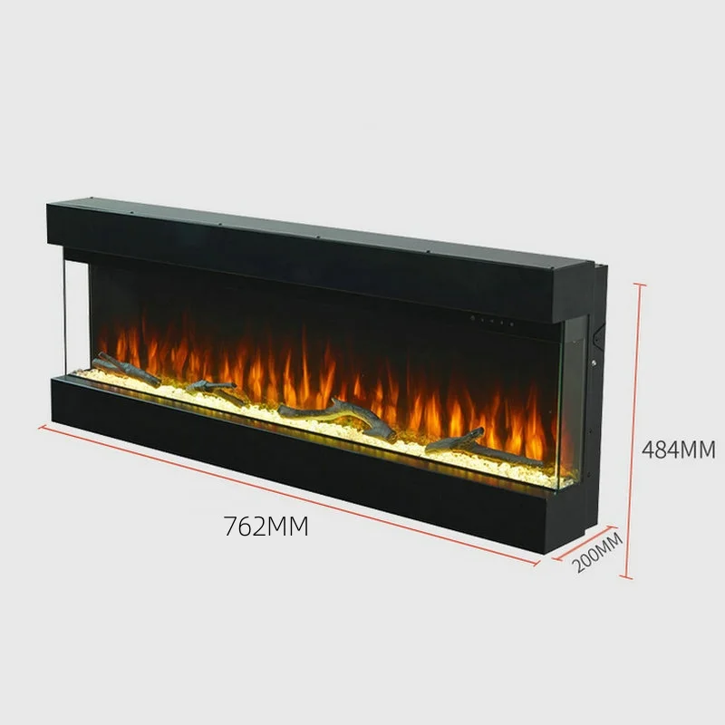 Cheminée électrique murale 3D, nouveau Design, insert de cheminée électrique avec télécommande