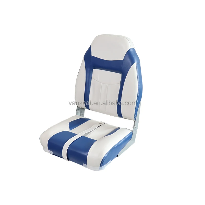 

High Back Folding Boat Seat Marine Accessories Premium Single Yacht Ferry Seat Customized Bass Boat Seats for Fishing 2025