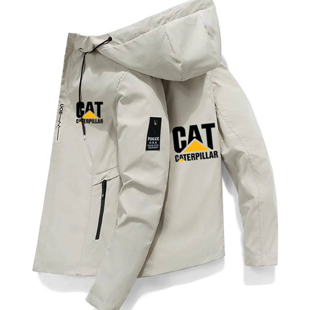 Men's Windproof Zipper Jacket, Office Fashion, Casual Style, Spring and Autumn, 2025