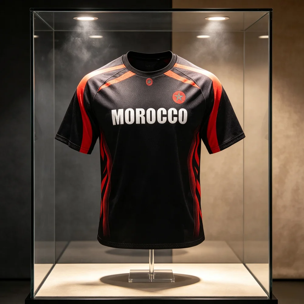 2026New Morocco 212 Digital Print Short-Sleeve  Trendy Flame Color Block Raglan Quick-dry Comfort Hot Sale Family Kids Tees