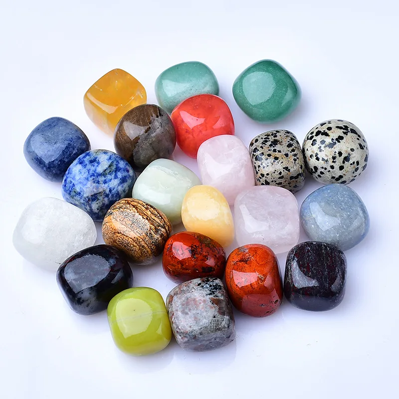 100g 20-30mm Crystal Healing Stone Set Chakra Home Decoration Accessories Spiritual Astrology Yoga Energy Reiki Healing Stones