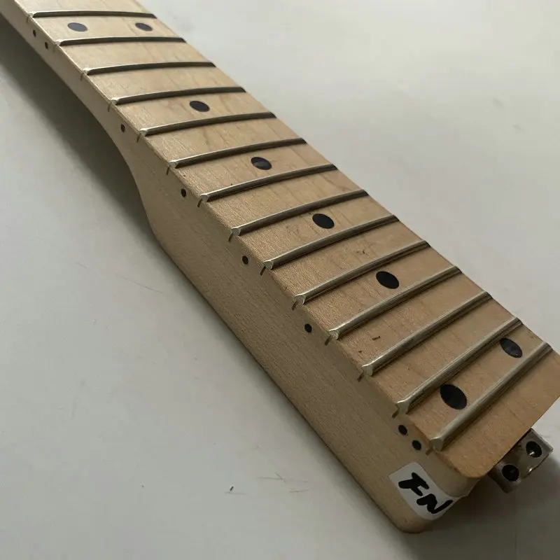 FN511 Original EKO Without LOGO Electric Guitar Neck Maple Wood  24 Frets for  DIY Guitar Parts Trussrod From Neck Heel