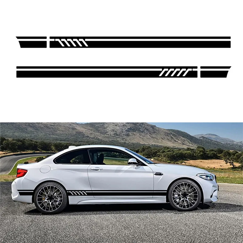 For Mercedes-Benz CLA Class C117 CLA 180 200 250 300 350 45 Car Door Rear Bumper Stripes Vinyl Sticker