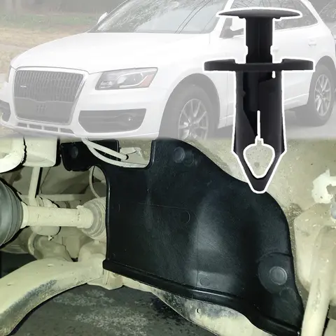 엔진 언더트레이 범퍼 윙 스플래시 가드 실드, 고정 카펫 푸시 클립, 아우디 Q5 8R 2008 2009 2010 2011 2012 2013 06503598