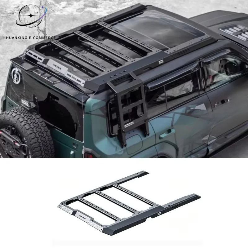 For Denza B5 MK Roof Platforms, Sharp Roof Frames, Side Ladders, Mecha Extensions Off-Road Modifications Customization