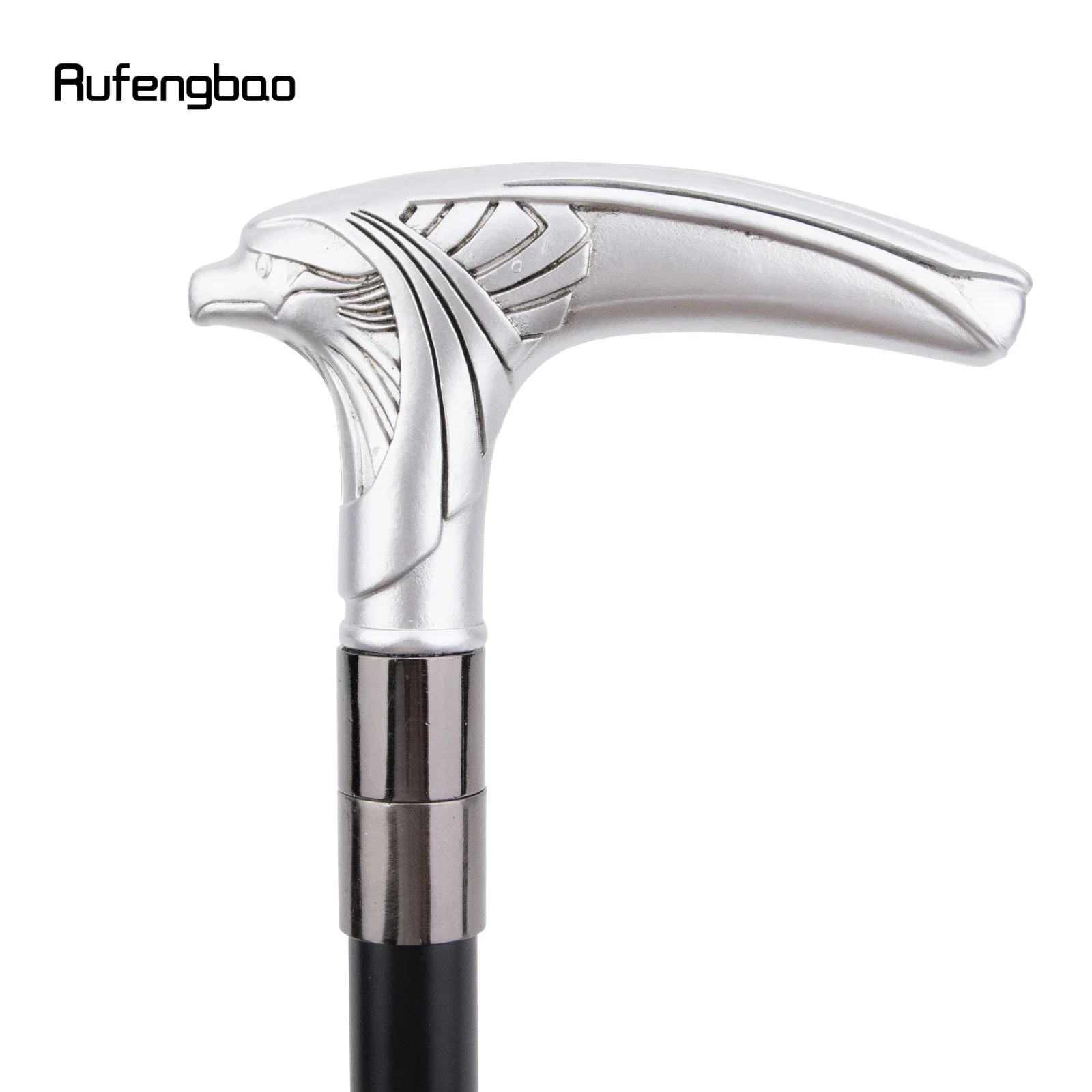 Белая смоляная трость с головой орла, модная декоративная стальная палочка, элегантная ручка-трость для джентльмена, Crosier 94 см