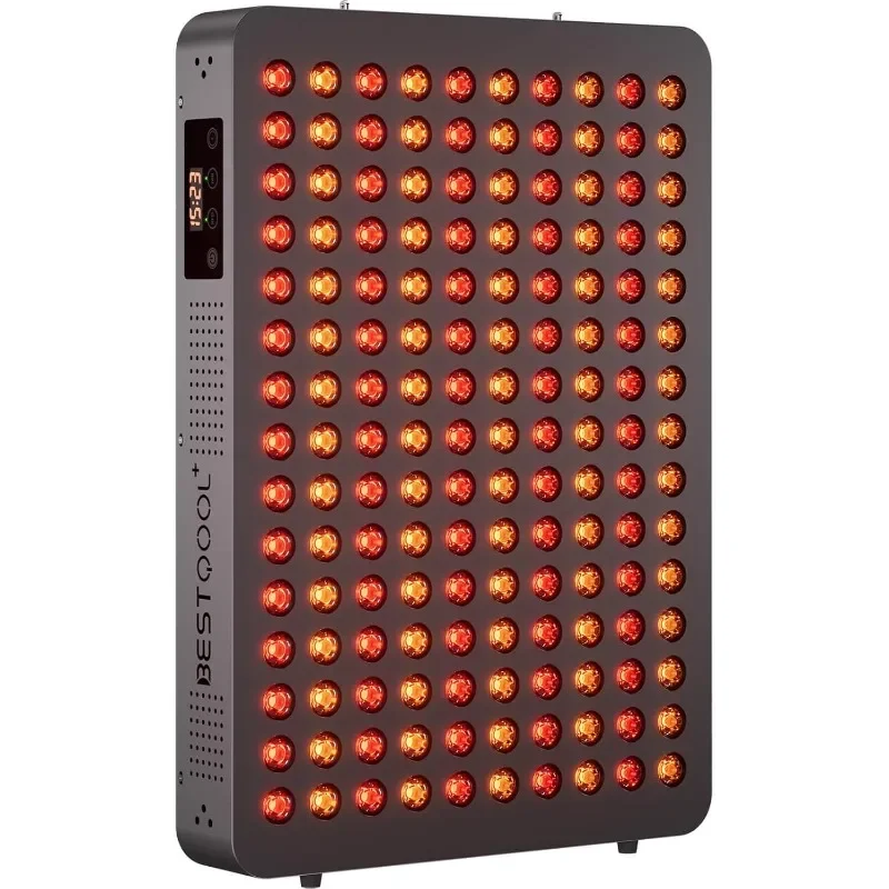 Bestqool Red Light Therapy Device, 4 Wavelengths Full Body Near Infrared Light Therapy, Elite Grade Dual Chip 150 LEDs