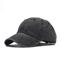 Embroidered Baseball Caps for Men Women Vintage 100% Cotton Dad Hat Embroidery or Print Your Name Logo Snapback Cap Hip Hop Hat