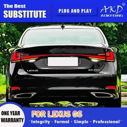 AKD Tail Lamp for Lexus GS GS250 GS350 LED Tail Light 2013-2020 GS200 GS300 GS Rear Fog Brake Turn Signal Automotive Accessories