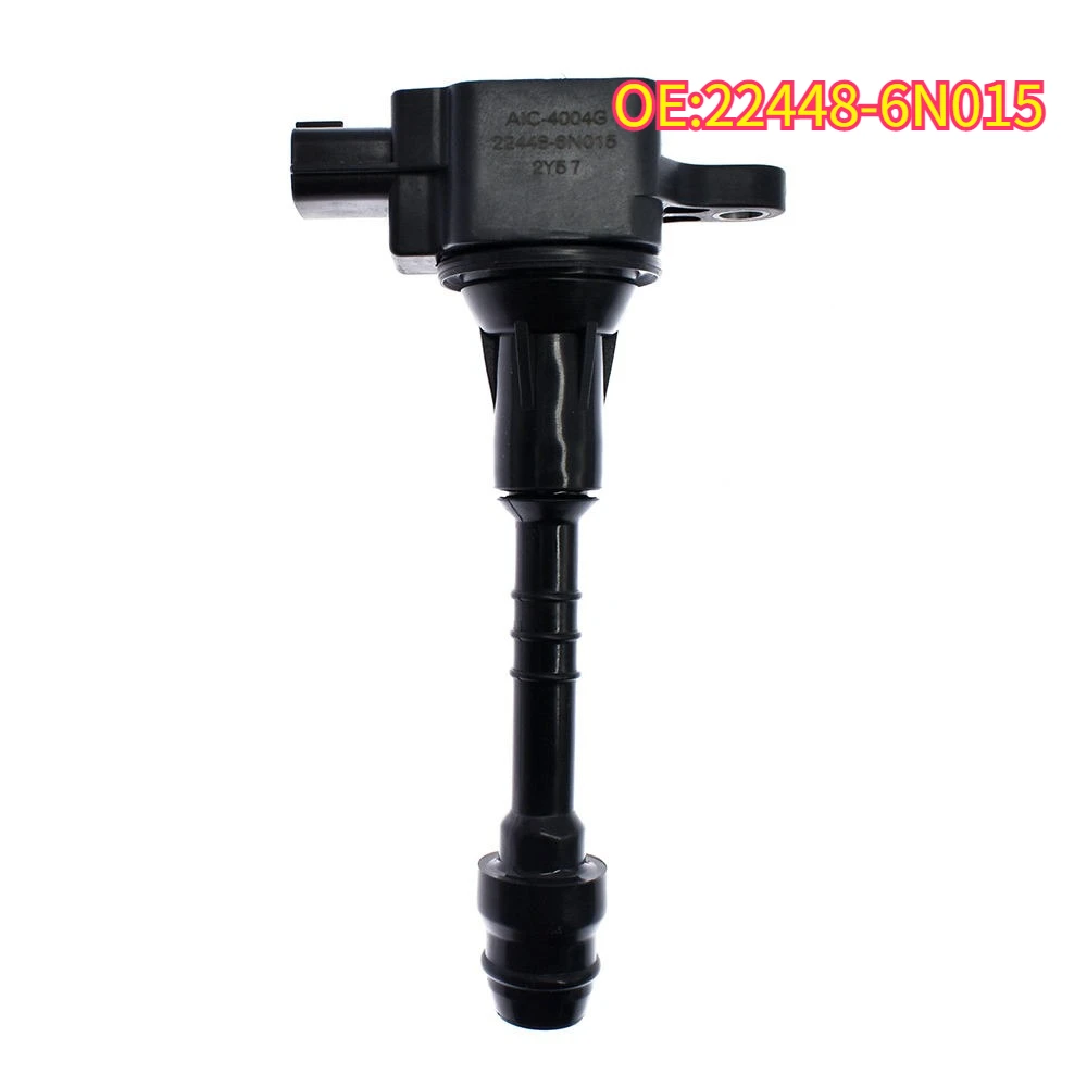 

High quality New for 4PCS 22448-6N015 AIC-4004G Ignition Coil Assembly For NISSAN PRIMERA WP11 WP12 P11 P12 1.6 1.8 1.6L 1.8L