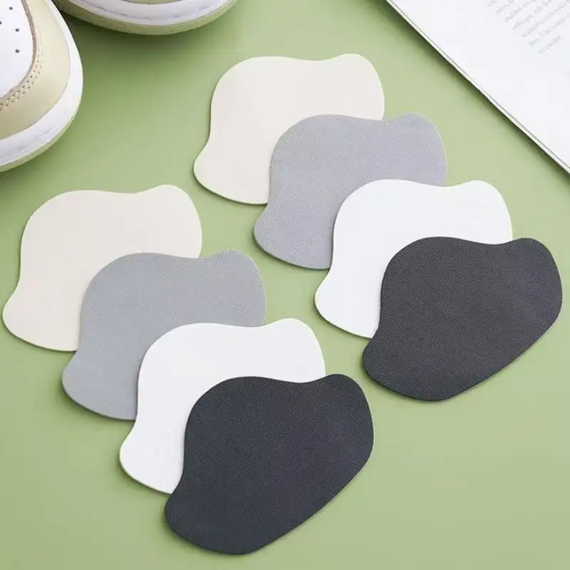 Pegatinas para reparación de zapatos, Protector de talón de tela, agujeros de reparación antidesgaste, parches autoadhesivos, almohadilla para plantillas, inserto para el cuidado de los pies, 6 uds.