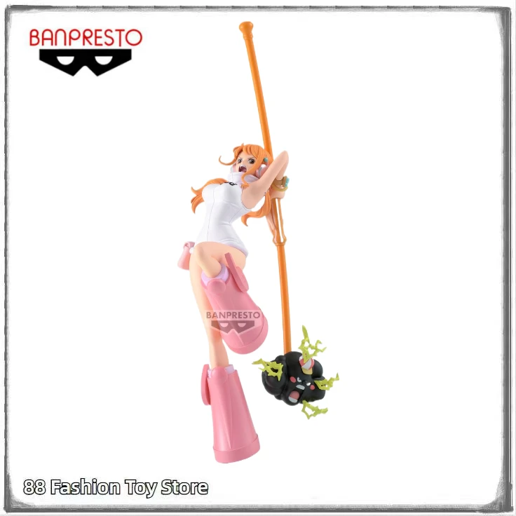 

In Stock Original BANPRESTO One Piece BATTLE RECORD COLLECTION Nami Figures Toys Gifts Ornaments