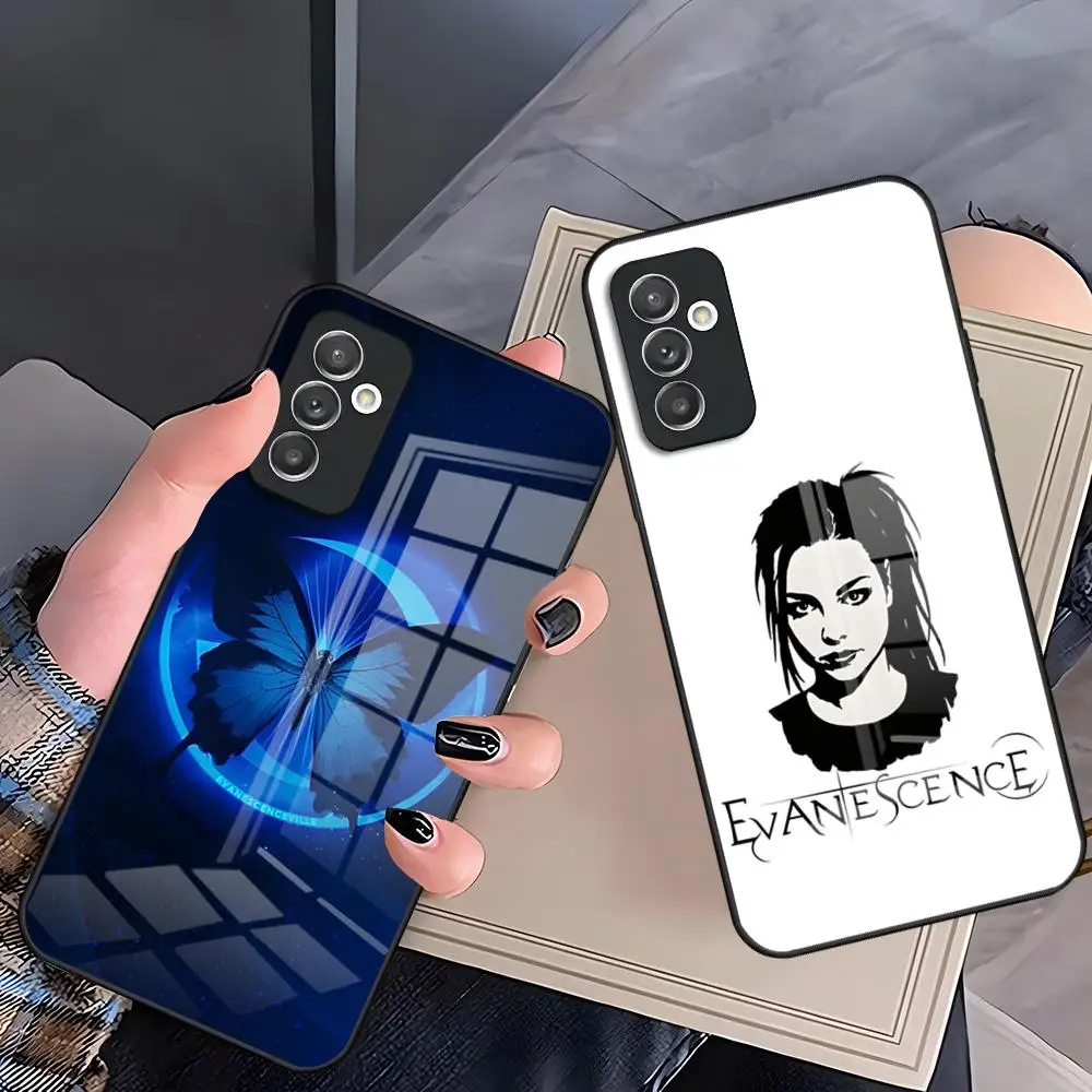Retro Band Evanescence Phone Case For Samsung A27 A37 A33 5G A54 A36 A35 A56 A52 A17 Shockproof Glass Cover