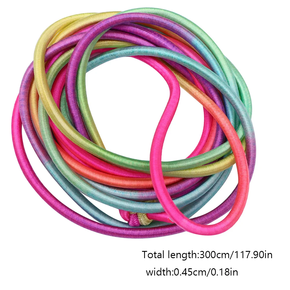 5Pcs Rainbow Skipping Rope Safe Durable Lightweight Portable Training Sports Weight Loss Kids School Outdoor Gift