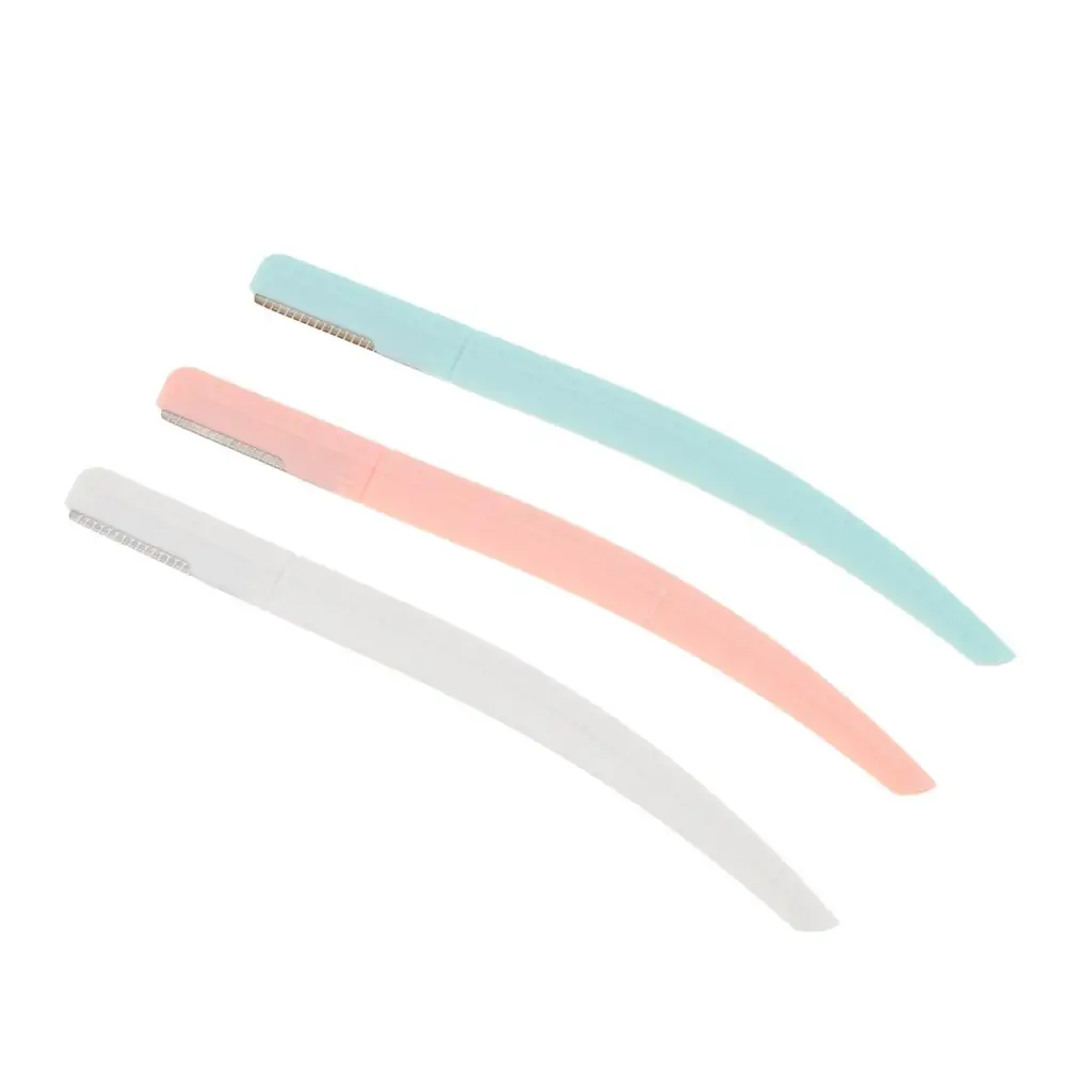 3 pezzi donna sopracciglio Shaper rasoio lama coltello sopracciglia modellante strumento di bellezza