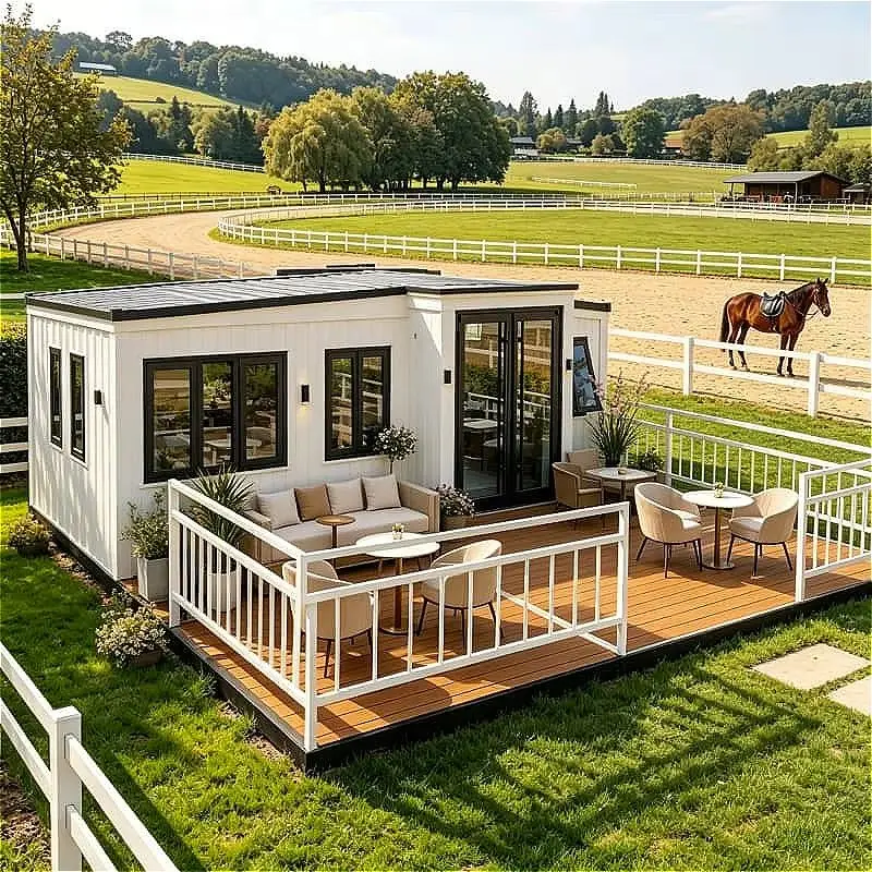 Waterproof and Windproof Steel Structure Prefabricated Container House 20ft 40ft Expandable Foldable Modular Home Customized
