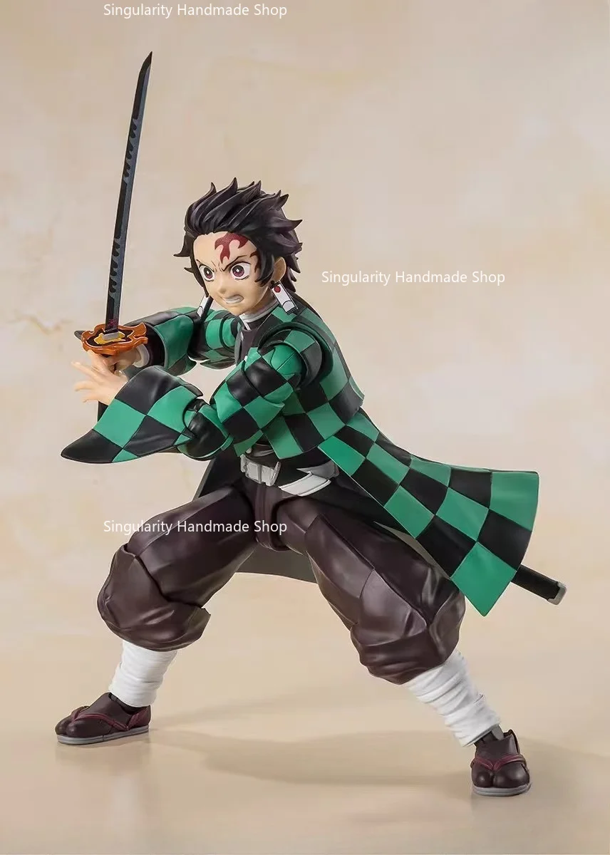 【In Stock】 Bandai SHF Demon Slayer Blade Charcoal Jiro Mobile Doll Model in Stock Collection Gift
