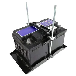 Universal Adjustable Car Battery Holder Battery Stabilizer Rack Car Storage Battery Holder Metal Rack Mount Bracket Stand Kit