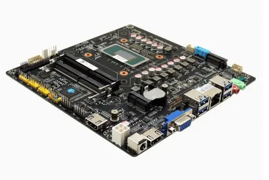 Scheda madre Ultra 5 125H Ultra 7 155H Mini-ITX Intel CPU IPC SBC Scheda madre ultrasottile incorporata con 2COM LAN DDR5 4USB LVDS