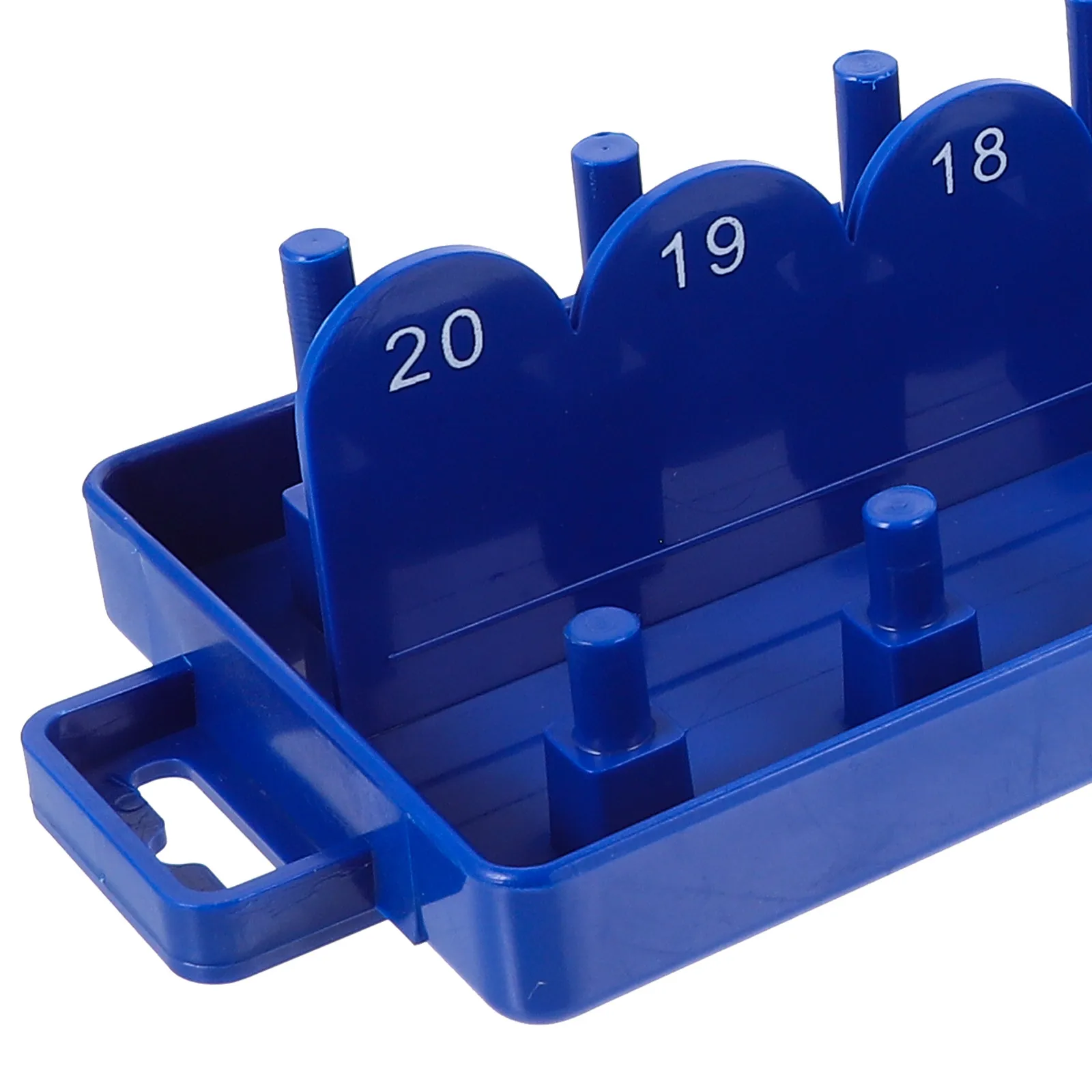 

Органайзер для торцевых головок 3/8 дюйма, сверхпрочный лоток для хранения из полипропилена для инструментального ящика, органайзер для рельсов для торцевых головок, эффективное хранение