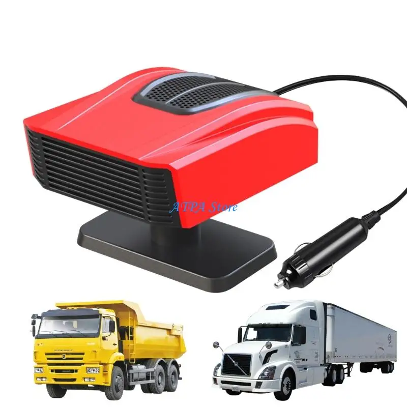 U13C Universal Car Heater 24V Rapid Temperature Rise Defogging Fan Defrost Defogger Heater With ABS Housing
