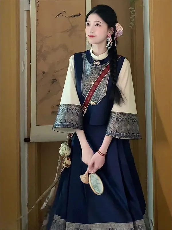 Unique High-End Summer New Style Fashion Set Women's Zen Style Elegant Atmosphere Chinese National Trendy Costume