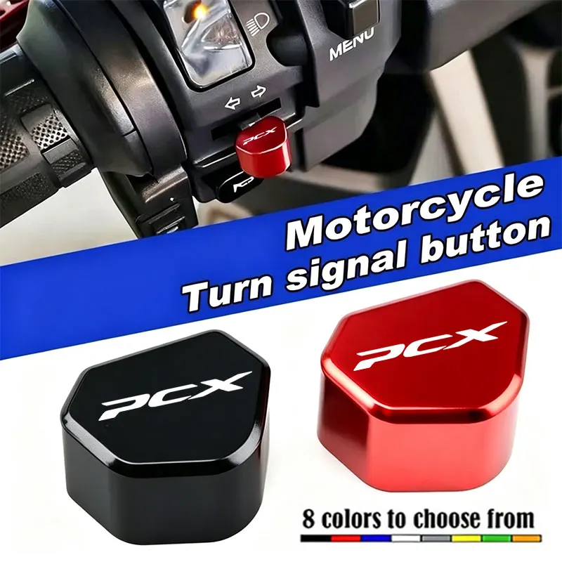 For Honda PCX125 PCX150 PCX160 PCX 125 150 160  2019-2026 CNC Motorcycle Turn Signal Switch Button Switch Accessories Keycap