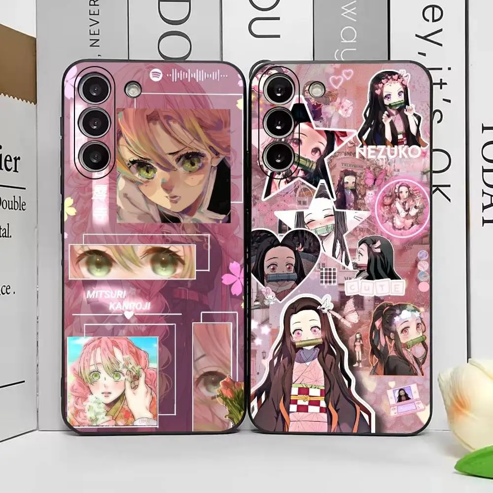 

Hot Anime Demon S-Slayer Cool Phone Case Silicone Soft For Samsung Galaxy A73,A72,A71,A70,A53,A52,A51