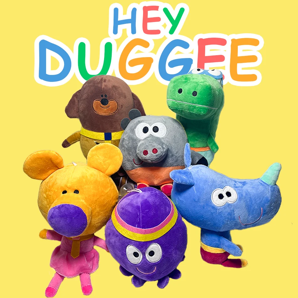 1-6pcs Hey Duggee plush toys Hi Dodge Plush Archie Kindergarten Doll Pillow Gift