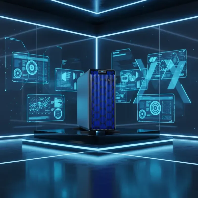 Intel Xeon E-2436 2.9GHz Industrial AI Server Multiple GPUs 4.5U Tower Workstation for Streaming High Performance Computing