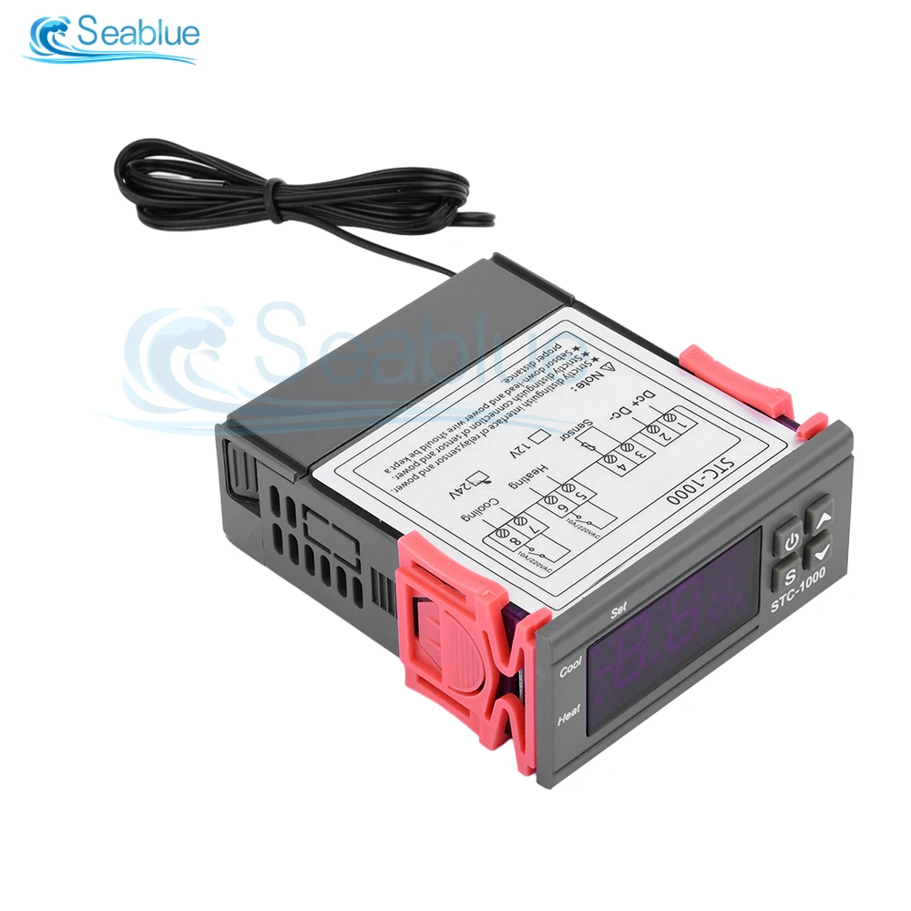 STC-1000 STC 1000 LED Digital Temperature Controller Thermostat Thermoregulator Incubator Heating Cooling 12V 24V 110V 220V