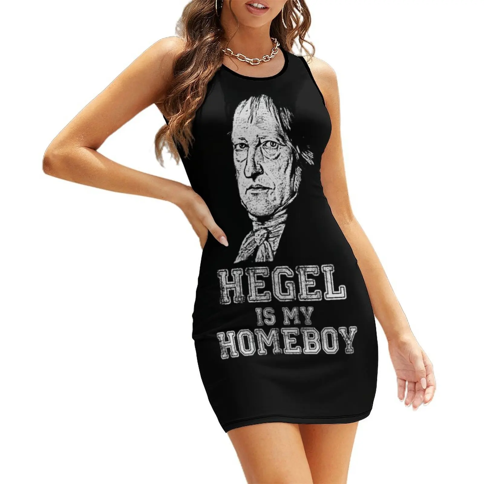 

Hegel Is My Homeboy Sleeveless Sundress sexy dress for women woman dress summer dress for women 2025 Dance dresses