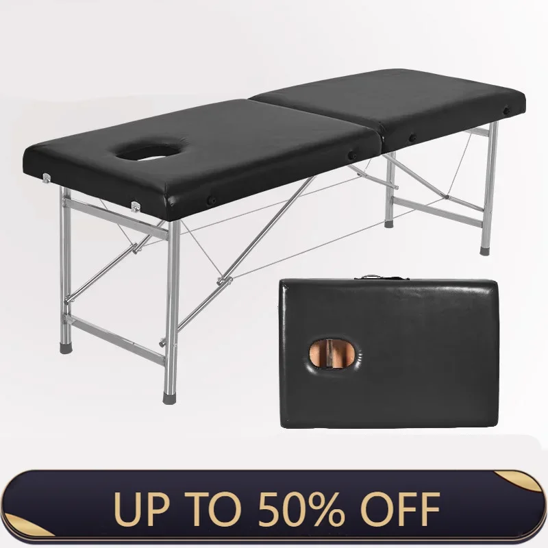 Lash Pedicure Massage Table Spa Chiropractic Manicure Clinic Folding Bed Tanning Portable Lettino Per Massaggi Salon Furniture