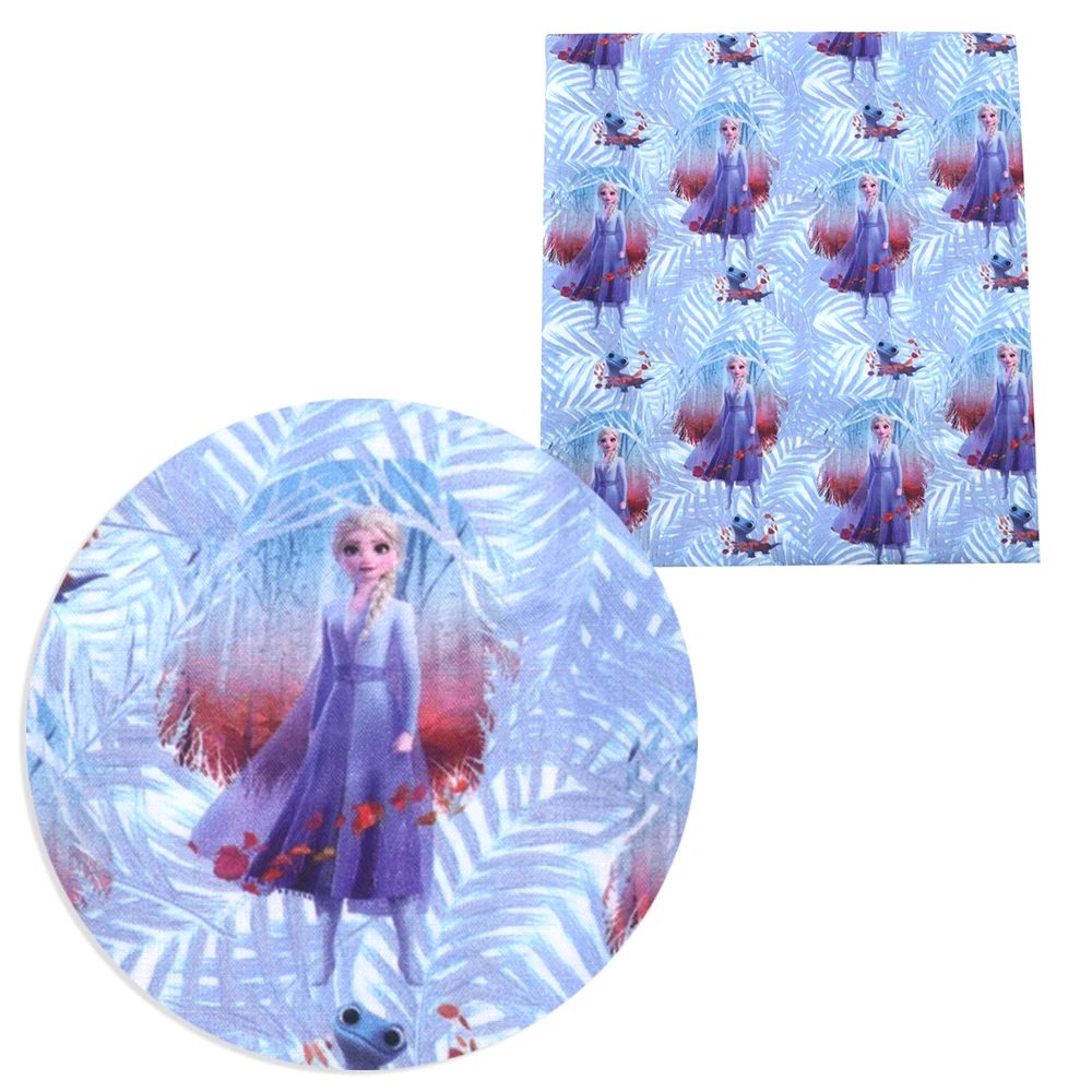 Disney Frozen Elsa Anna Olaf 50*145cm 100% Cotton Fabric Sewing Quilting Fabric Needlework Material DIY Handmade Patchework